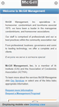 Mobile Screenshot of mcgillmanagement.com
